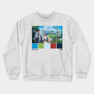 Your Name - Kimi no Na wa - Tu nombre Color Palette Crewneck Sweatshirt